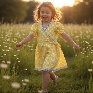 Blessed be the Name Girls Boutique Wrap Dress‎ Size 10